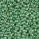 Miyuki rocailles Perlen 8/0 - Duracoat galvanized dark mint green 8-4214
